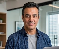 Illustrative image of a man in an office