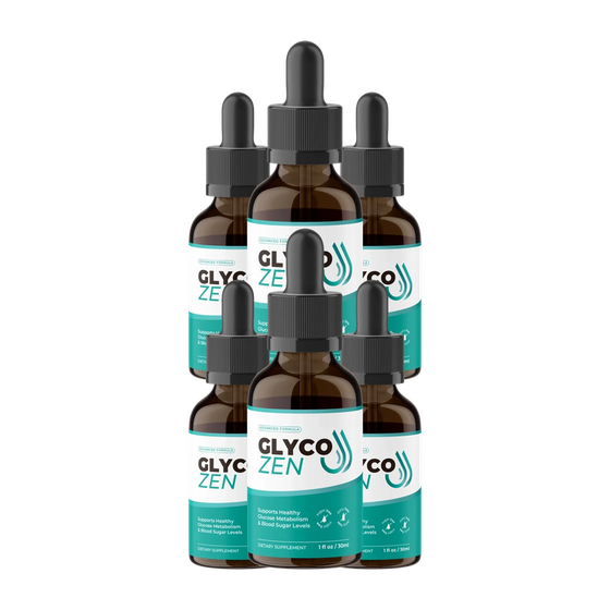 6 Bottles of GlycoZen liquid drops